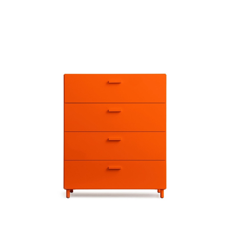 스트링 릴리프 서랍 Relief Chest Of Drawers Wide 2type Orange