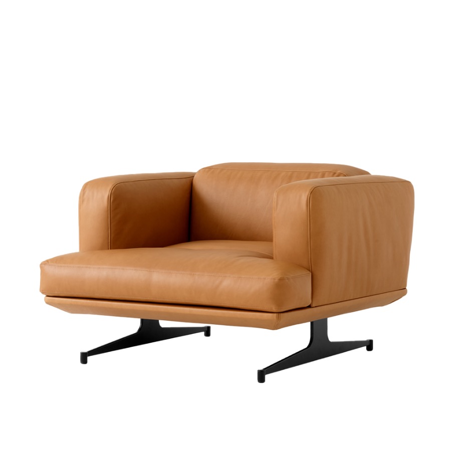 앤트레디션 인랜드 라운지 체어 Inland Lounge Chair AV21 Black / Noble Cognac Leather