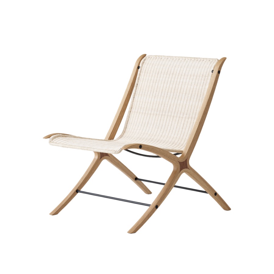 앤트레디션 엑스 라운지 체어X Lounge Chair HM10 Oak w.Walnut Insert/Natural