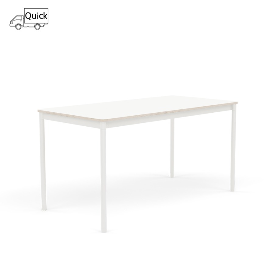 무토 베이스 테이블 Base Table 140X80 White/Plywood