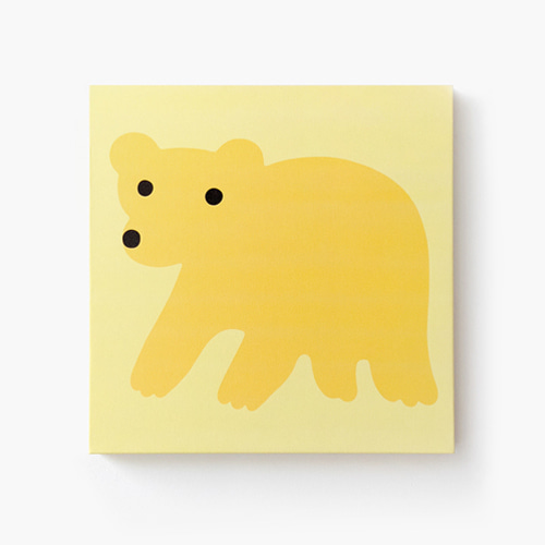 Yellow Bear Canvas