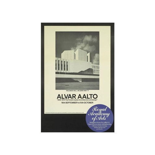 알바 알토 Alvar Aalto 1978 50.8 x 76.2 (액자포함)