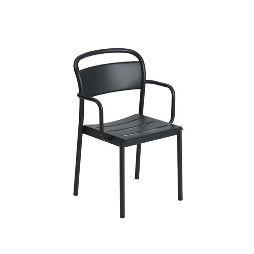 무토 리니어 스틸 암 체어Linear Steel Arm Chair Black