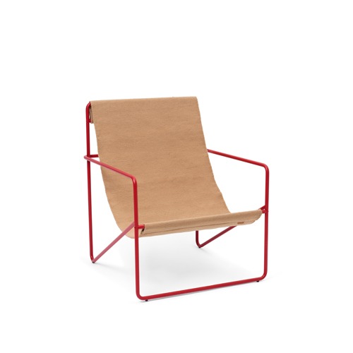 펌리빙 데저트 라운지 체어 Desert Lounge Chair Poppy Red/Sand