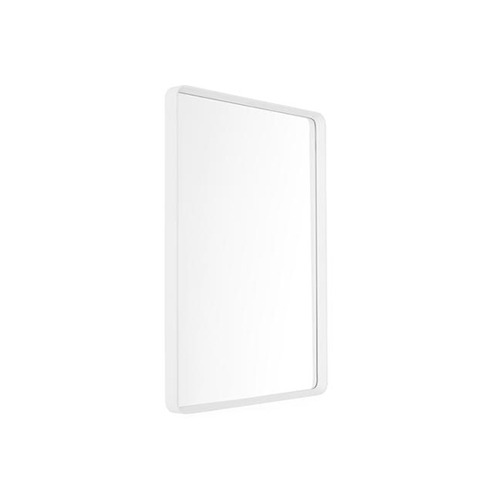 메누 놈 벽걸이형 거울, 화이트 Norm Wall Mirror Rectangular, White