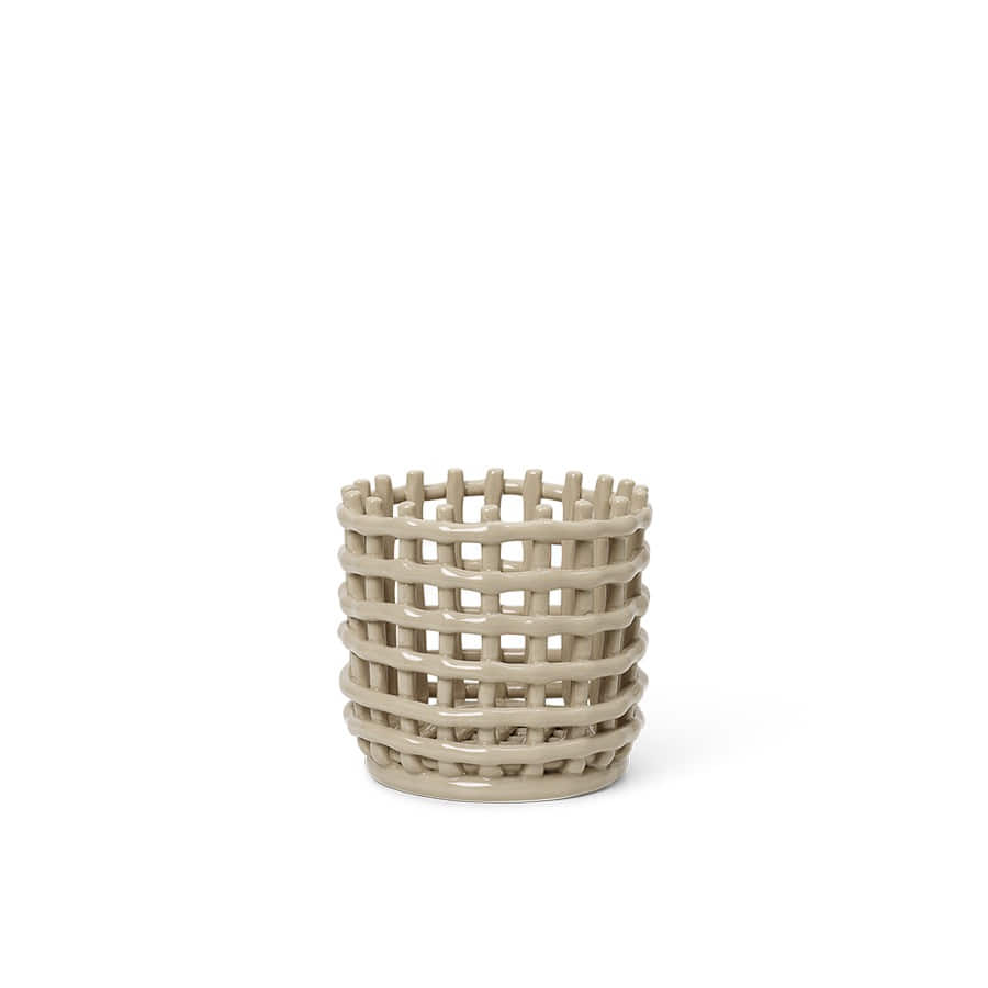 펌리빙 세라믹 바스켓 Ceramic Basket Small Cashmere