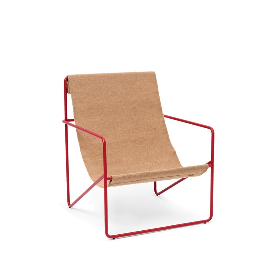 펌리빙 데저트 라운지 체어 Desert Lounge Chair Poppy Red/Sand