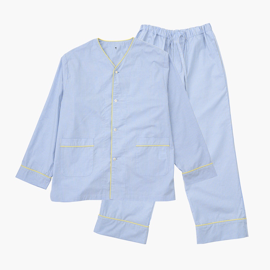 럴러바이 파자마 세트 Lullaby Pajama Set Stripe Blue