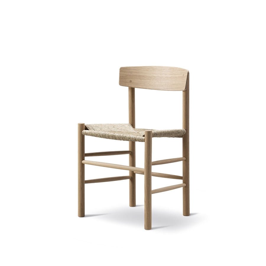 프레데리시아 J39 다이닝 체어 J39 Dining Chair Oak / Paper Cord