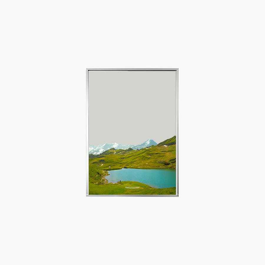 스위스 마운틴 레이크 미러 Swiss mountain lake mirror