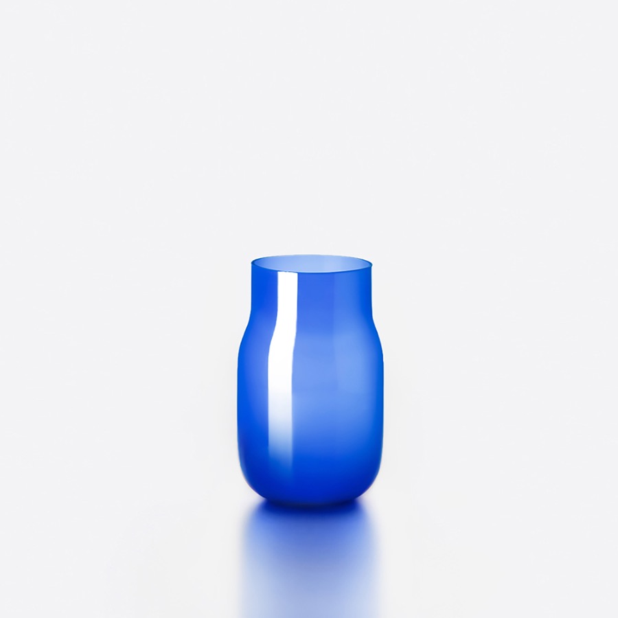 데헴 베이스 미듐 Vase Medium Cobalt Blue