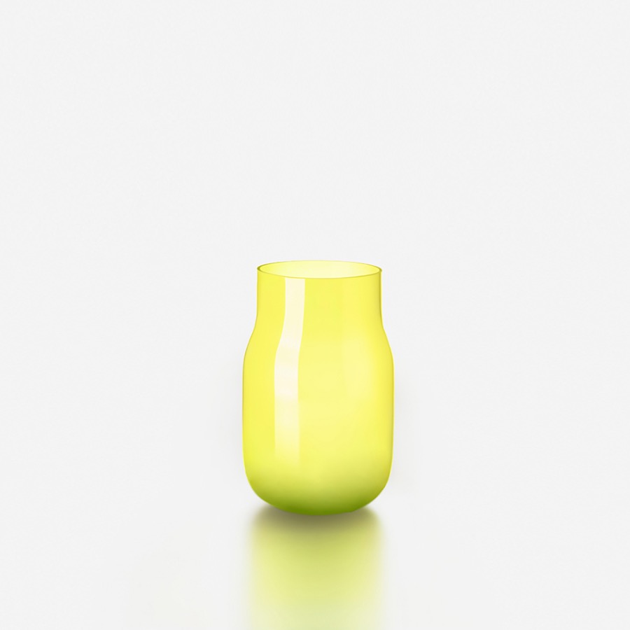 데헴 베이스 미듐 Vase Medium Neon Yellow