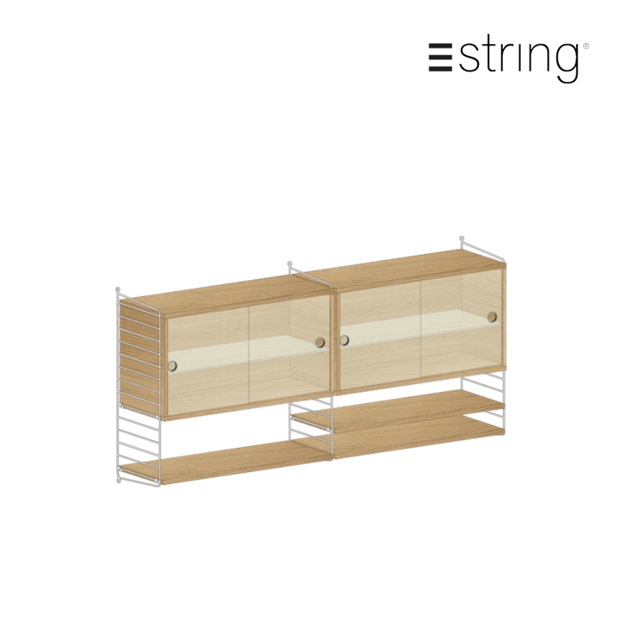 String System shelf 1 White / Oak