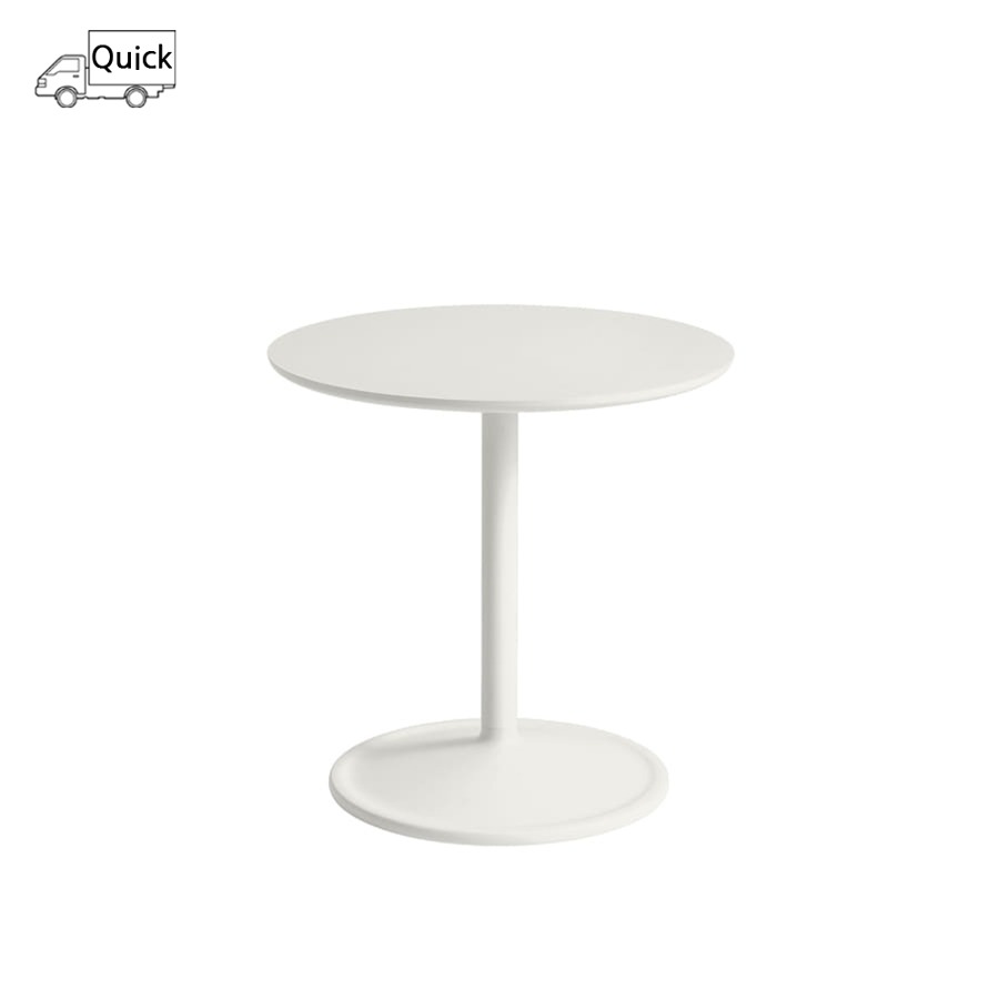 무토 소프트 사이드 테이블 Soft Side Table Round H48 Off White