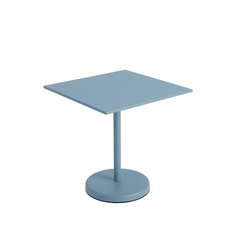 무토 리니어 스틸 카페 테이블 Linear Steel Cafe Table Square 3sizes, Pale Blue