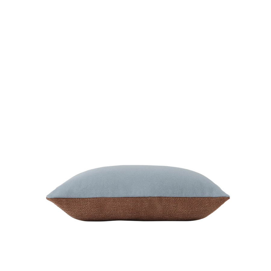 무토 밍글 쿠션 Mingle Cushion 35 x 55 Brown / Light Blue