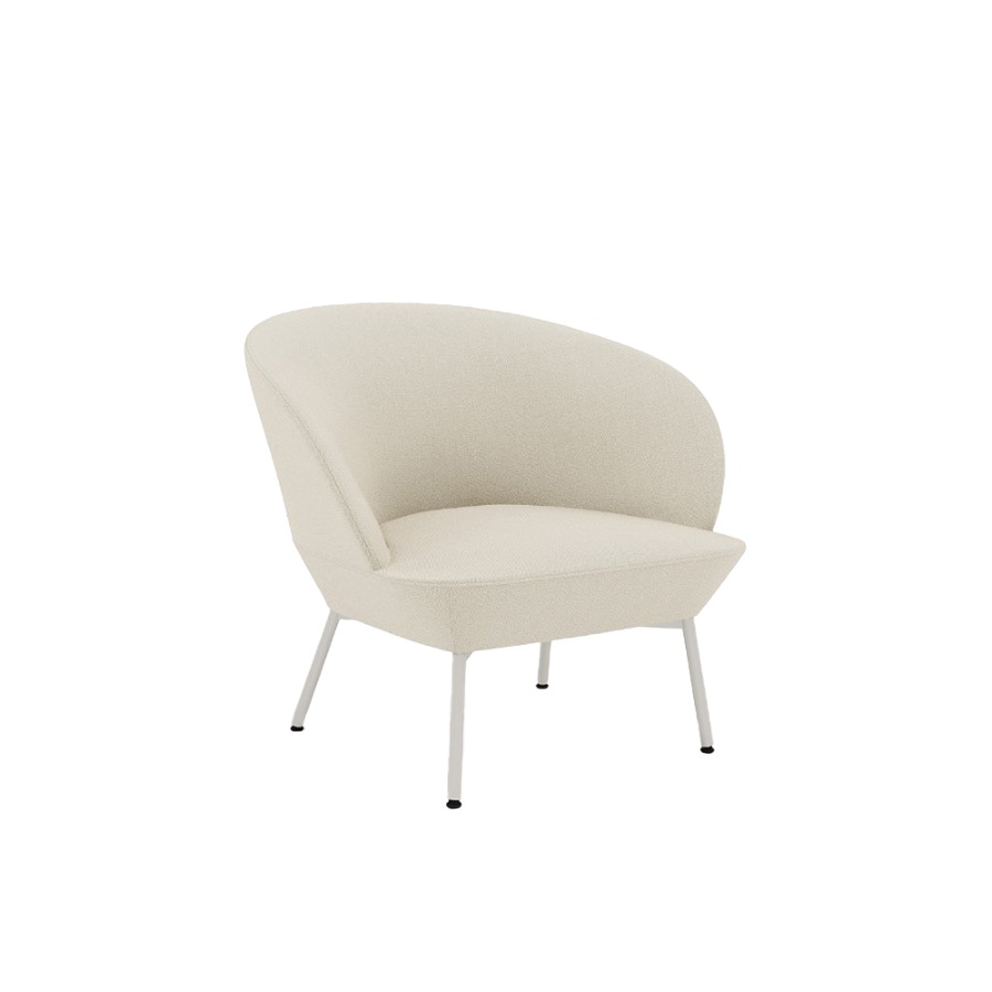 무토 오슬로 라운지 체어 Oslo Lounge Chair Tube Grey/Vidar146