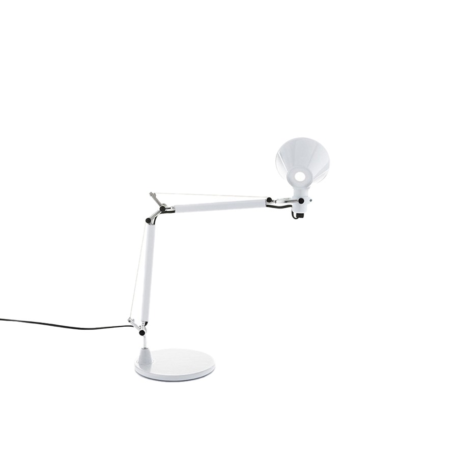 아르떼미데 톨로메오 마이크로 테이블 램프 Tolomeo Micro Table Lamp Glossy White