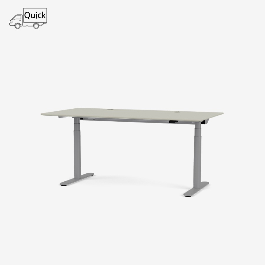 몬타나 하이로우2 워크 데스크 HILOW2 Work Desk 160x80 Aluminum Leg / Nordic Laminate