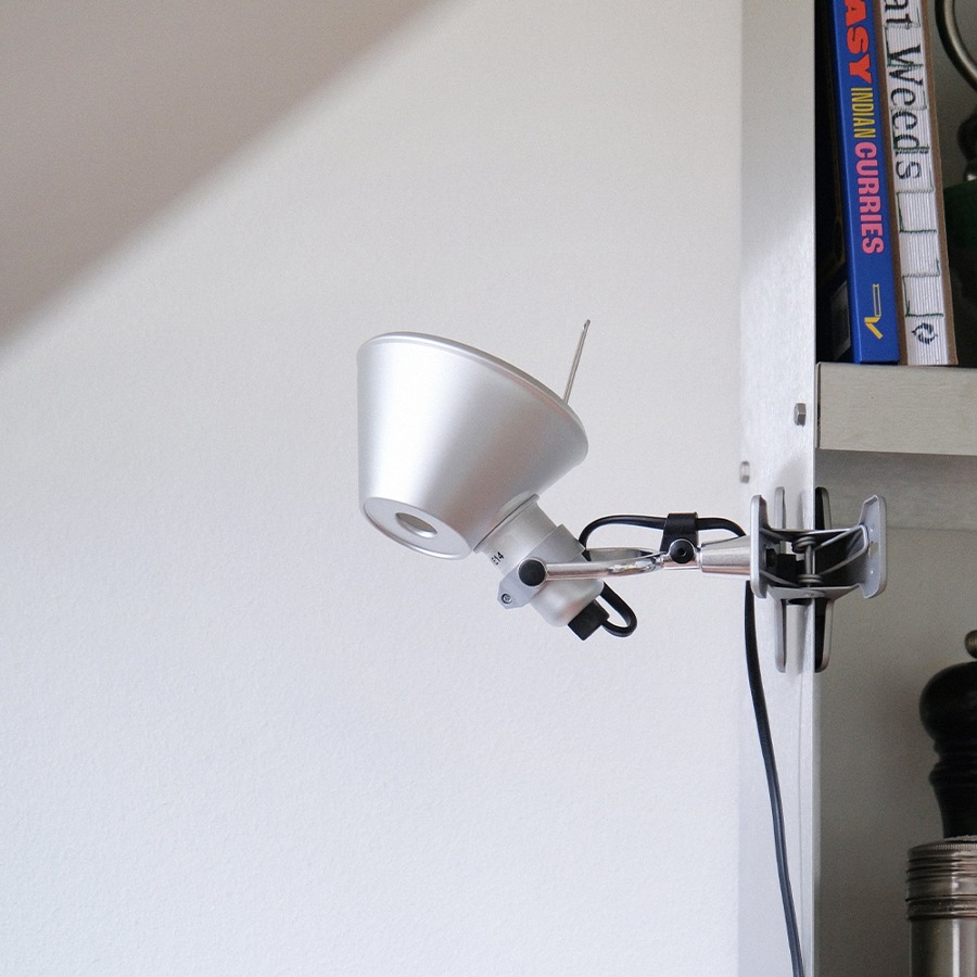 아르떼미데 톨로메오 핀자 마이크로 클립 램프 Tolomeo Pinza Micro Clip Lamp Aluminum