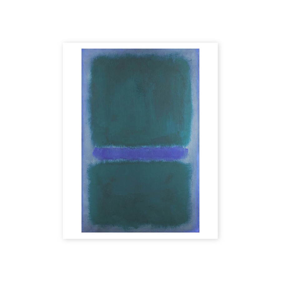 마크 로스코 BlueGreen, Large 81 x 101 (액자 포함)