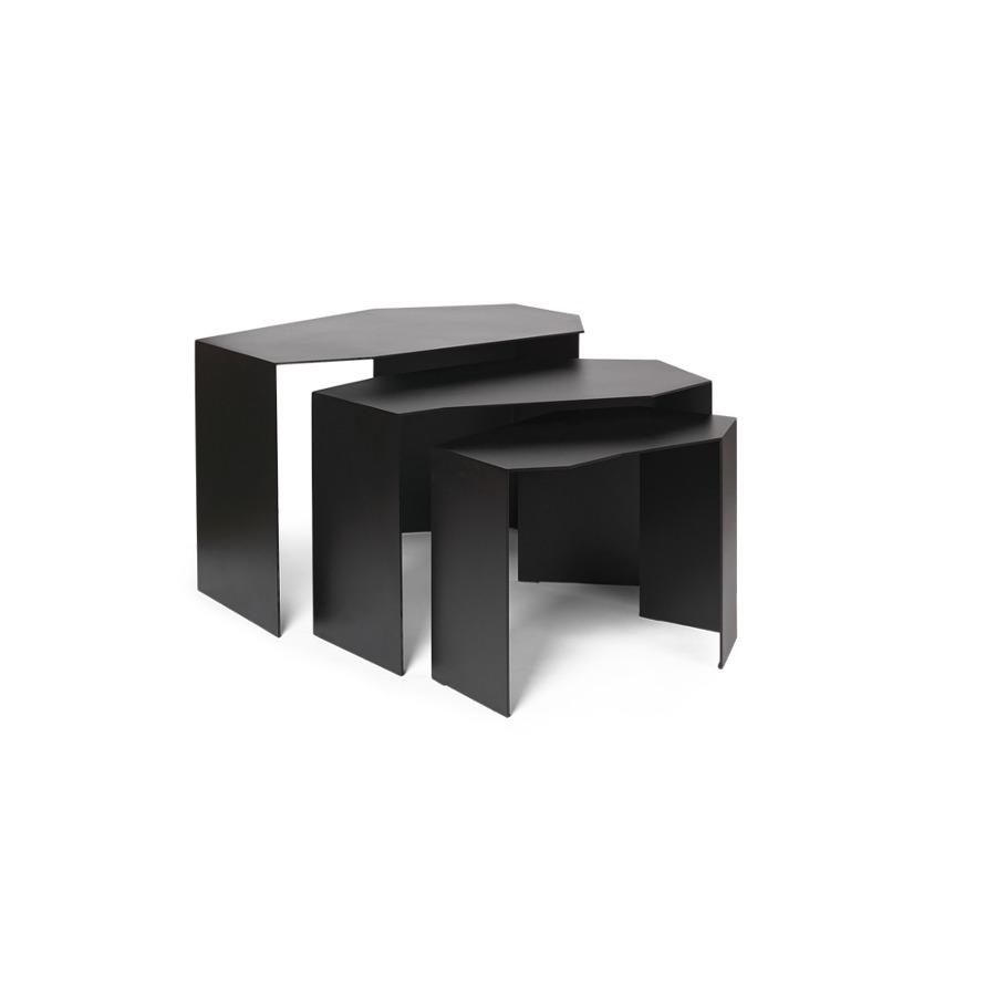 펌리빙 샤드 클러스터 테이블 Shard Cluster Tables Black